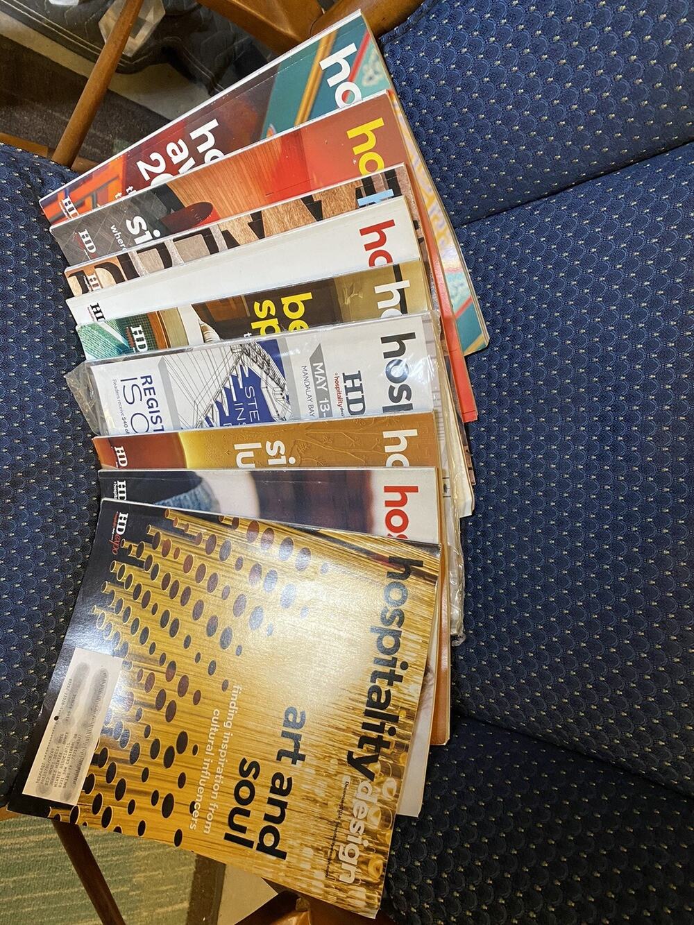 2013, 2014, 2015 lot of 9 Hospitality Design Magazine Interior Architecture